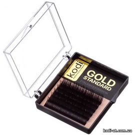 Вії вигин B 0.03 (6 рядів: 6 мм) Gold Standart купить в официальном магазине KODI Professional