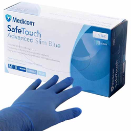 Рукавички нітрилові неопудрені Медиком, блакитні, розмір L купить в официальном магазине KODI Professional