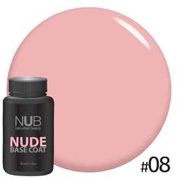 База камуфлююча NUB NUDE Rubber Base Coat 30мл # 08 купить в официальном магазине KODI Professional