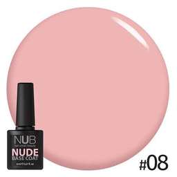 База камуфлююча NUB NUDE Rubber Base Coat 8мл # 08 купить в официальном магазине KODI Professional