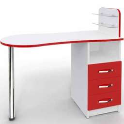Манікюрний стіл Естет 1, червоний купить в официальном магазине KODI Professional