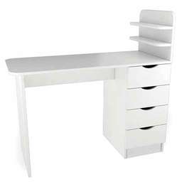Манікюрний стаціонарний стіл Аврора, білий купить в официальном магазине KODI Professional