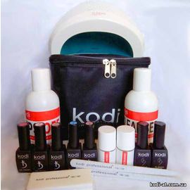 Подарунковий набір Коді для гель лаку з Льод-лампою купить в официальном магазине KODI Professional