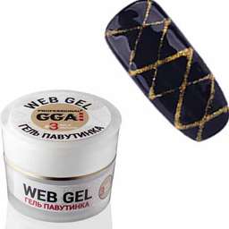 Гель павутинка золото №3 GGA Professional купить в официальном магазине KODI Professional