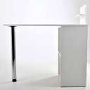 Манікюрний стіл Міні, складаний, білий фото