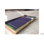 Вії темно-фіолетові PURPLE вигин B 0.07 (16 рядів: 10-16мм) купить в официальном магазине KODI Professional