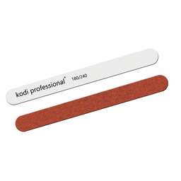 Пилка для нігтів пряма White/Brown 180/240 купить в официальном магазине KODI Professional